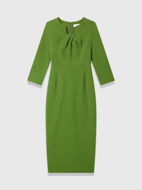 THE FOLD Waverley Sculpt Stretch Crepe Dress