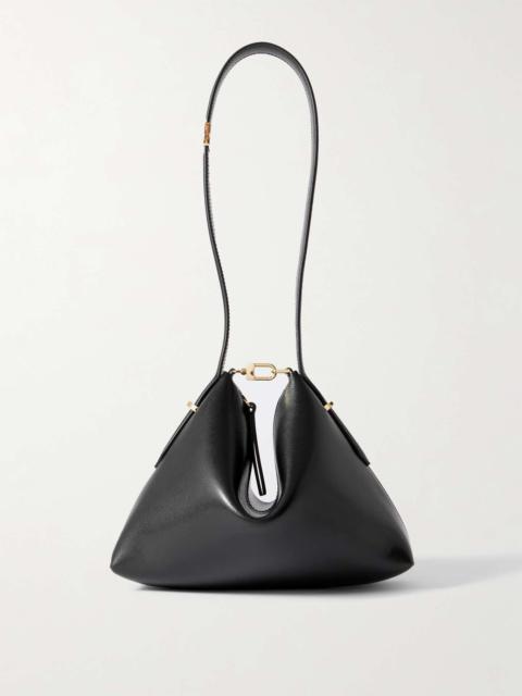 TOTEME Bevel leather tote Black