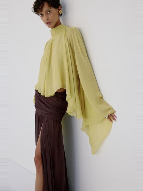 De La Vali MIA TOP IN PEAR GEORGETTE