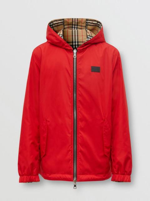 Burberry Reversible Vintage Check and ECONYL® Hooded Jacket