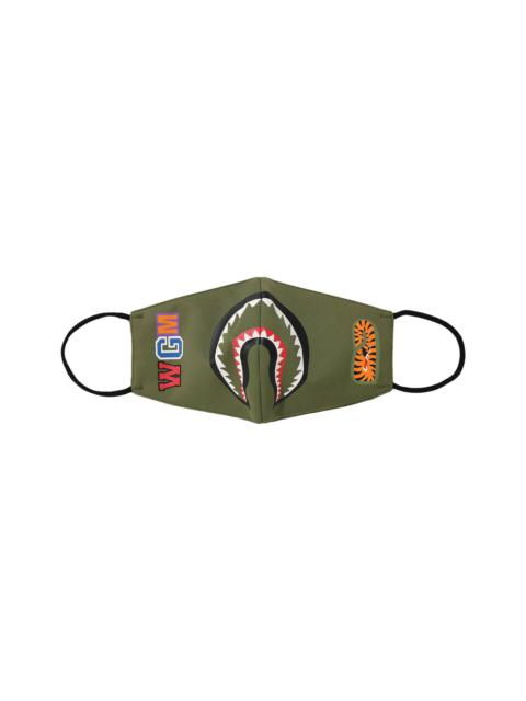 A BATHING APE® BAPE Shark Mask 'Olive Drab'