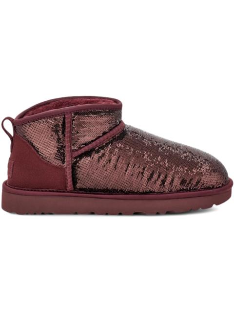 UGG UGG Classic Ultra Mini Boot Mirror Ball Wild Grape (Women's)