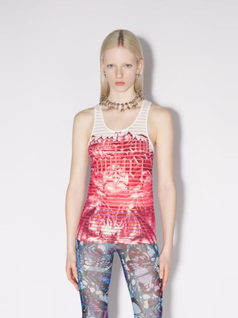 Jean Paul Gaultier THE RED DIABLO TANK TOP