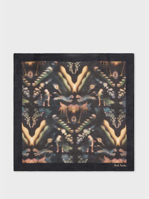 Paul Smith 'Lumiere' Print Pocket Square