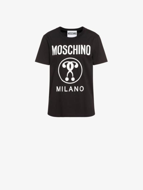 Moschino JERSEY T-SHIRT DOUBLE QUESTION MARK