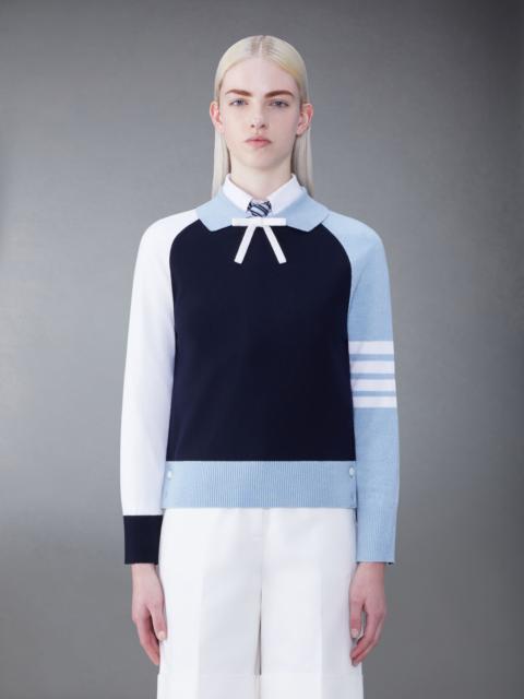 Thom Browne Wool 4-Bar Striped Pullover
