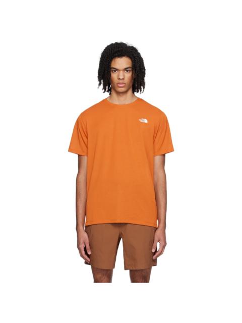 The North Face Orange Wander T-Shirt
