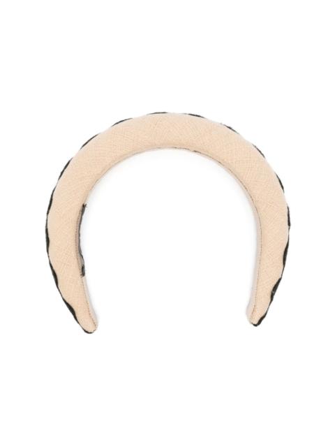 PATOU interwoven padded head band