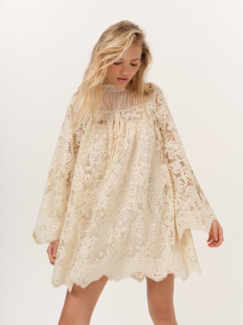 For Love & Lemons Kaia Corded Mini Dress
