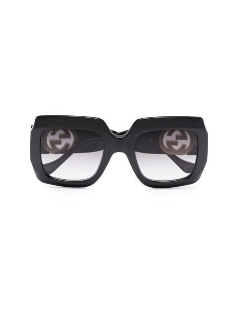 GUCCI oversized square sunglasses