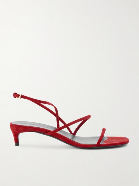 KHAITE Loop Suede Sandals
