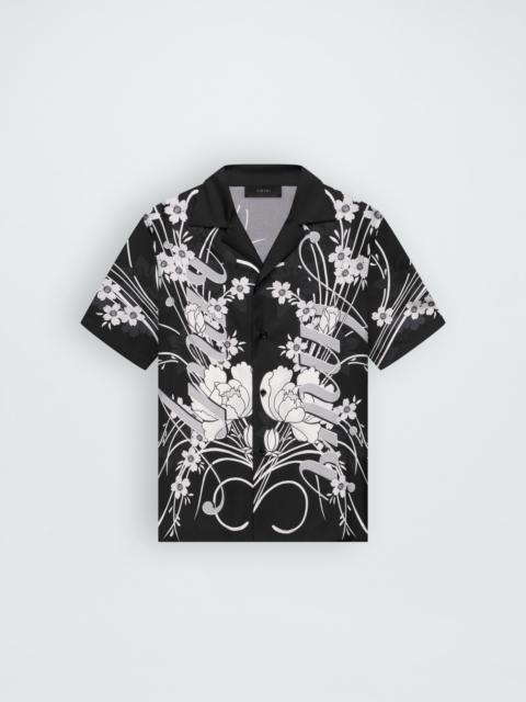 AMIRI AMIRI FLORAL BOWLING SHIRT