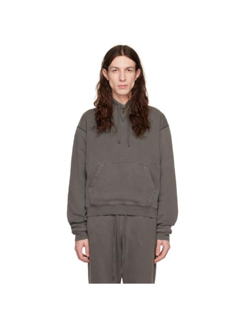 John Elliott Gray Thermal Hoodie
