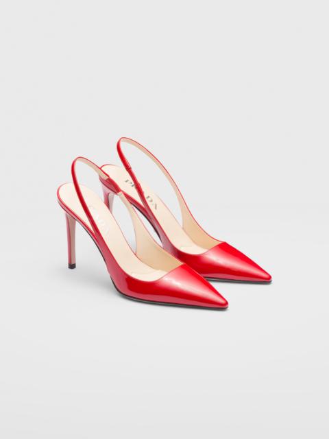 Prada Patent leather slingbacks