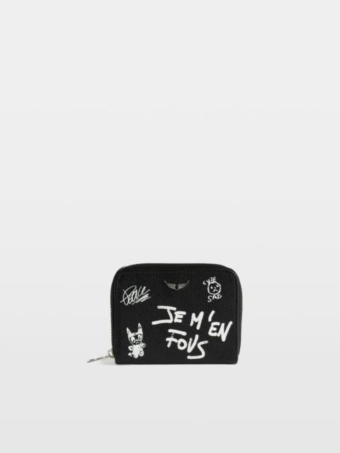 Zadig & Voltaire Mini ZV Arty Tag Coin Purse