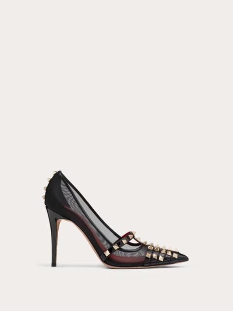 Valentino ROCKSTUD PATENT-LEATHER 펌프 100 MM