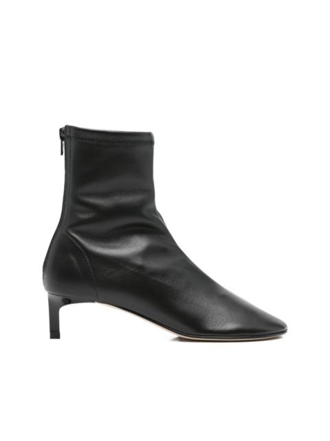 DEAR FRANCES kitten-heel zip boots