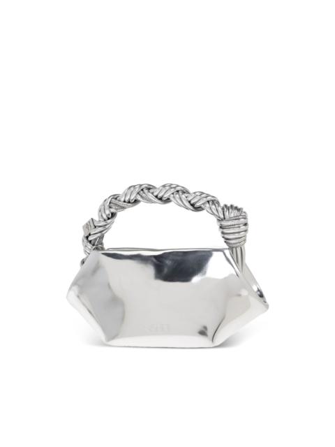 GANNI twisted-handle tote bag