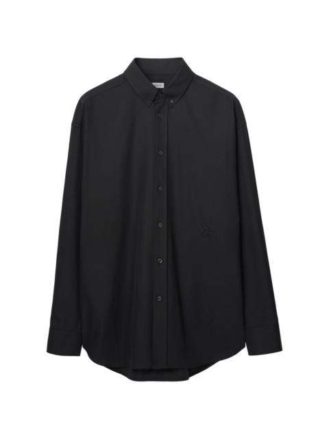 EDK-embroidered cotton shirt