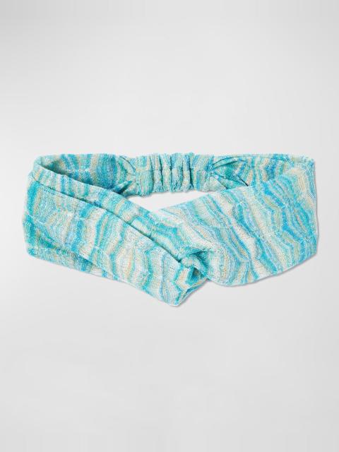 LELE SADOUGHI Twisted Tonal Knit Head Wrap