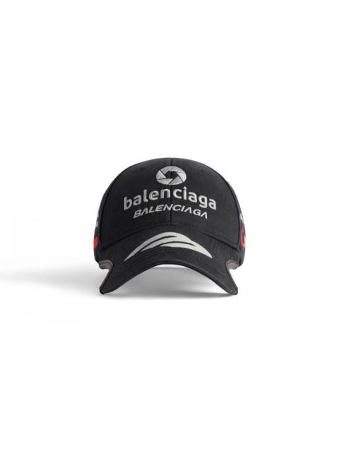 BALENCIAGA Top League Cap in Black