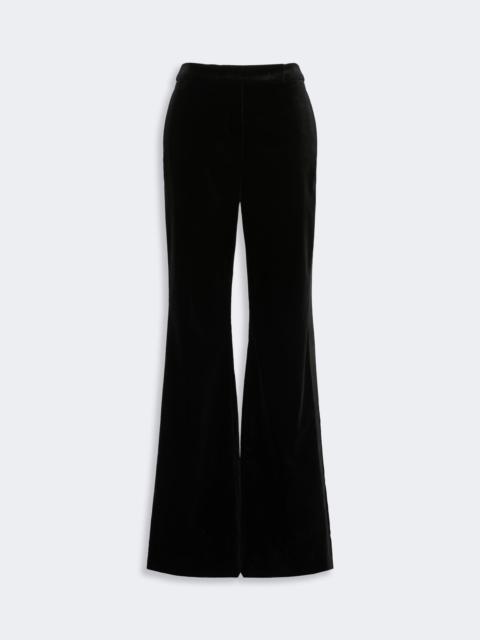 Max Mara OSCURI Velvet Tuxedo trousers - BLACK