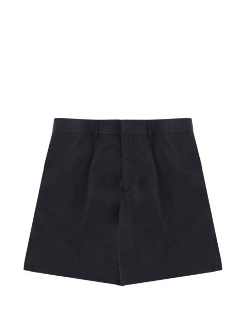 EMPORIO ARMANI belt-loops pleated shorts