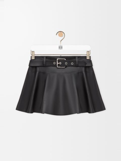 Loewe Mini skirt in nappa lambskin