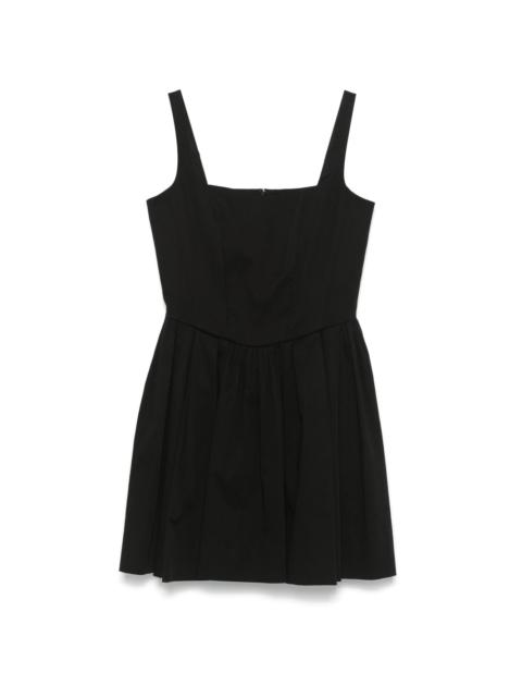 maje pleated mini dress