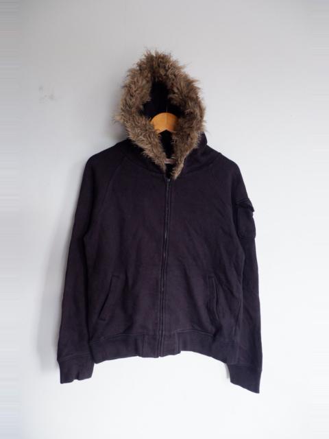 Other Designers If Six Was Nine - Faux Fur LGB Style Earth Music Hoodie