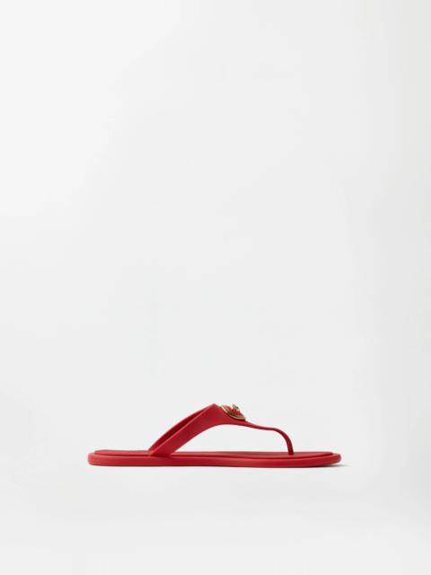 VERSACE Alia Rubber Flat Sandals