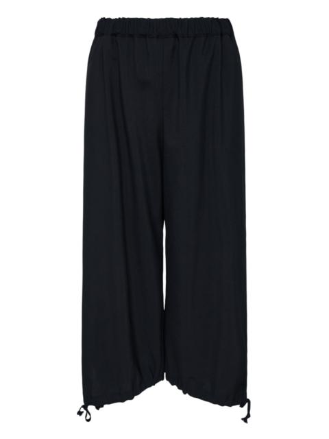 Comme des Garçons GIRL Cropped Wool Drawstring Pants