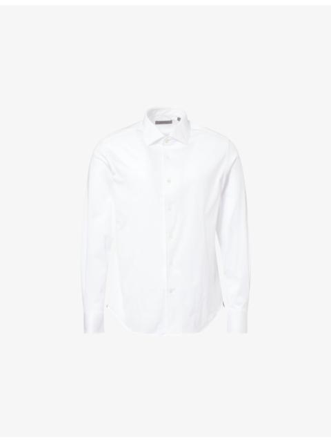 CORNELIANI Regular-Fit Long-Sleeve Cotton Shirt