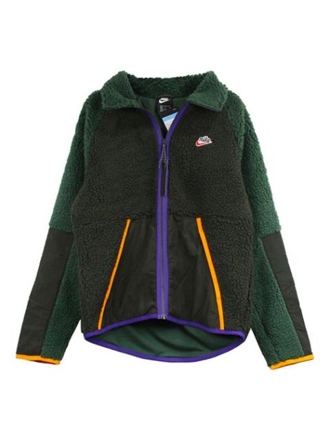 Nike Nike Unisex Sportswear Stand Collar Jacket Green BV3722-355