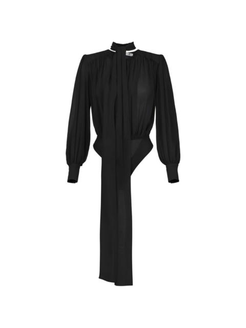 ELISABETTA FRANCHI tie-neck bodysuit