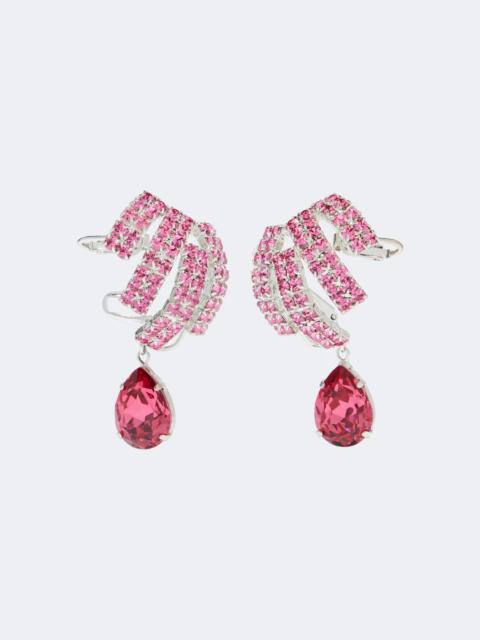 MAGDA BUTRYM Crystal-embellished drop earrings