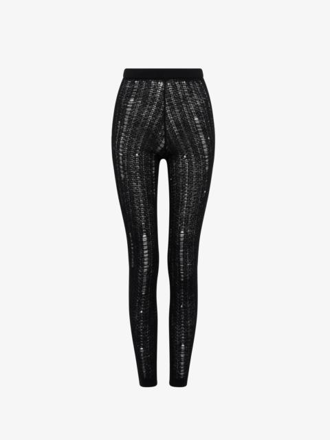 Alaïa LADDER LACE LEGGING