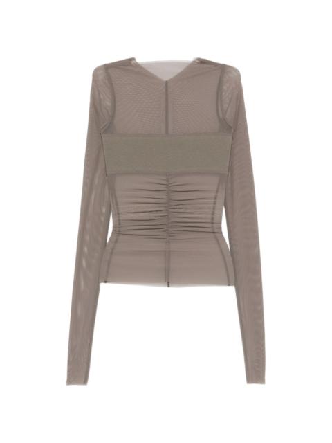 Rick Owens Temple long-sleeve top