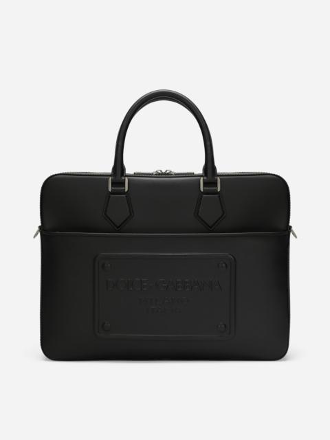 Calfskin briefcase