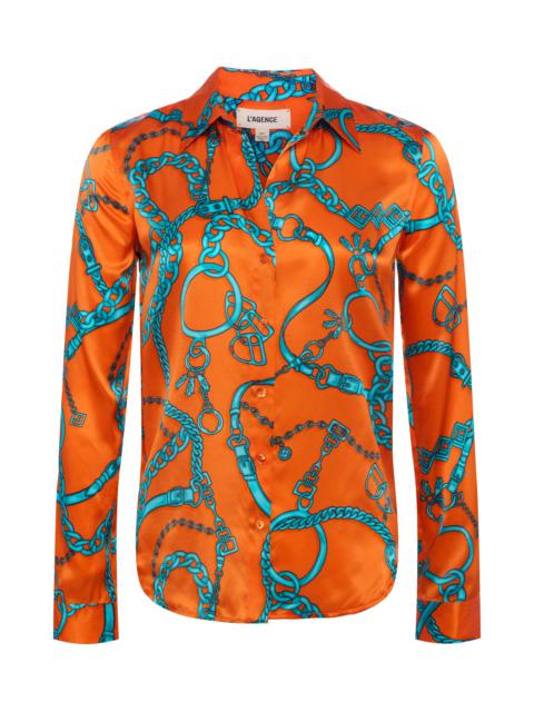 L'AGENCE Tyler Silk Blouse