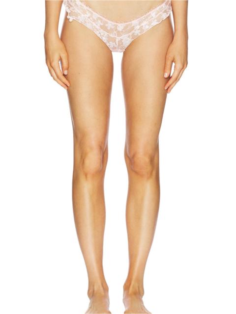 FREE PEOPLE x Intimately Save The Date Low Rise Floral Thong