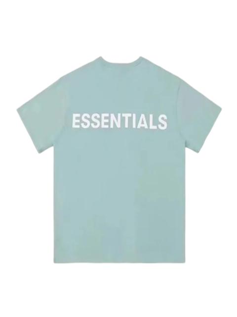 ESSENTIALS 하나님의 두려움 기본 짧은 소매 밝은 파란색 FOG-SS20-122