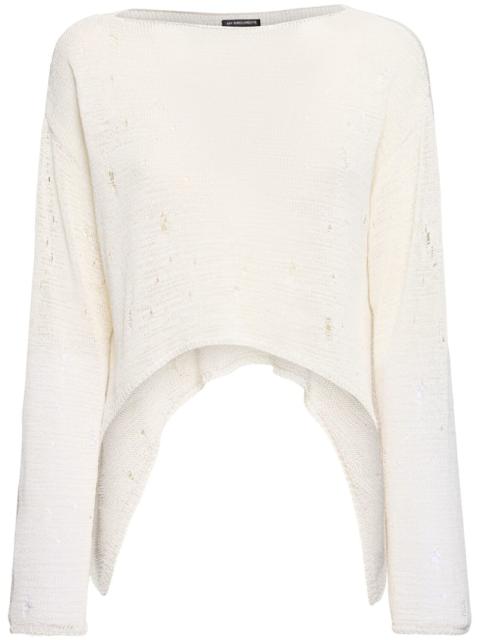 Ann Demeulemeester Loa open neck sweater
