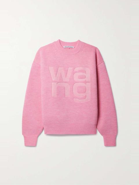 alexanderwang.t Debossed knitted sweater