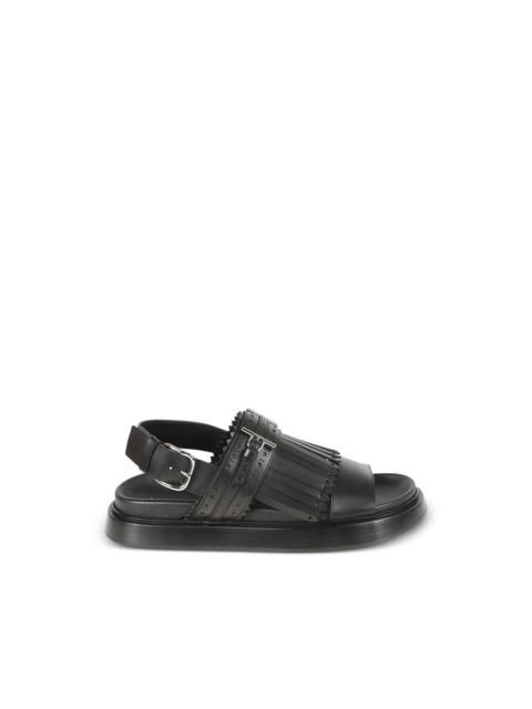 Alexander McQueen perforated leather sandals