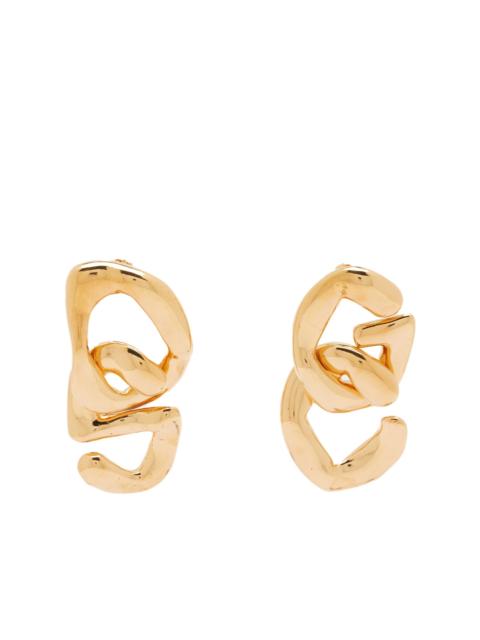 GCDS GCDS Logo Melting Earrings