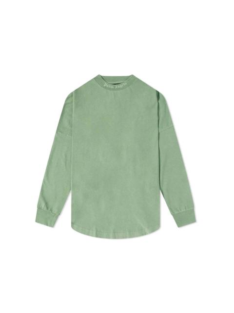 Palm Angels Palm Angels L/S Garment Dyed Logo T-shirt Green