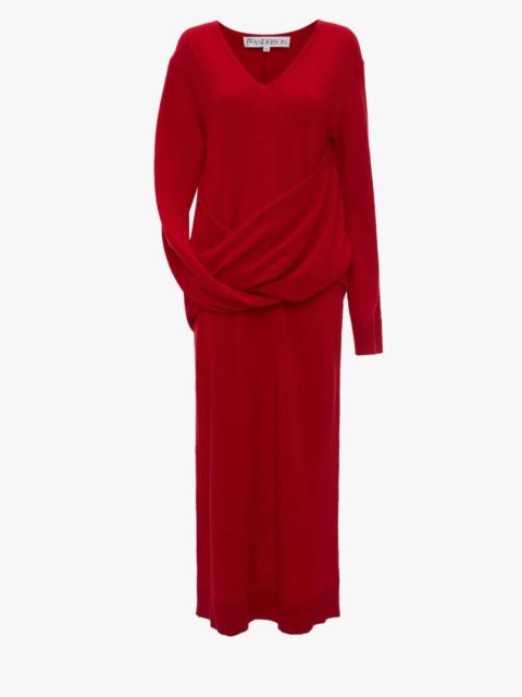 JW Anderson FRONT DRAPE DRESS