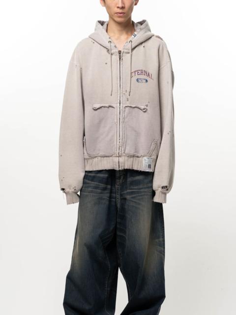 Maison MIHARAYASUHIRO Sun Faded Like Zip-up Hoodie