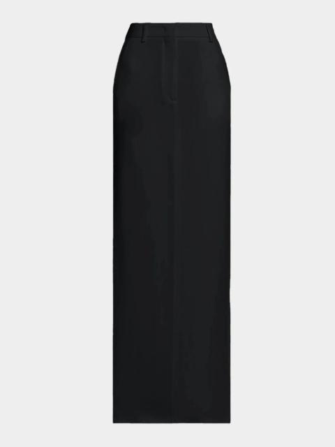 FABIANA FILIPPI Straight Cady Maxi Skirt